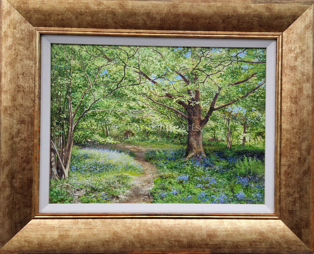 'A Walk Through the Bluebells' original painting , `SOLD