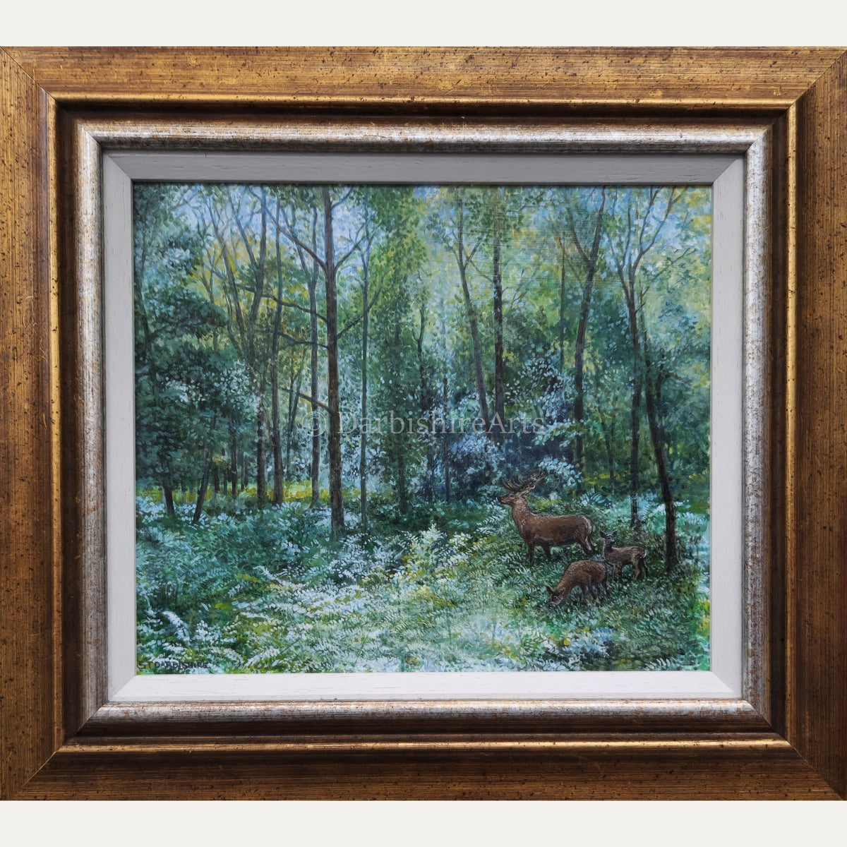 'Meadows Wood, Skelwith' original painting `SOLD`