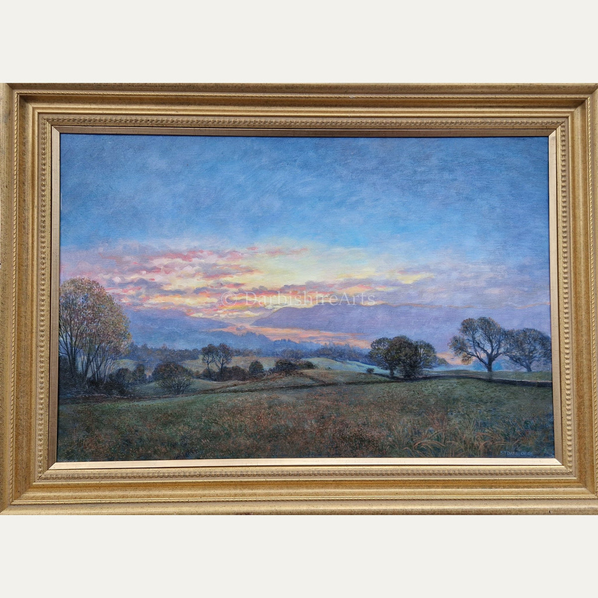 'Sunset over Windermere' original painting
